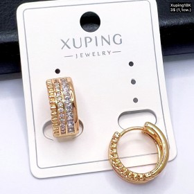 Сережки Xuping18К 20306 (1,1см)